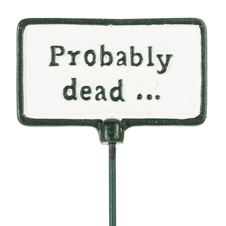 Plant Signs-Antique White-5 Assorted-2x3.5"L
