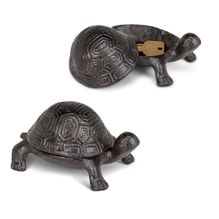 Large Turtle Key Keeper-Brown-4.5"L