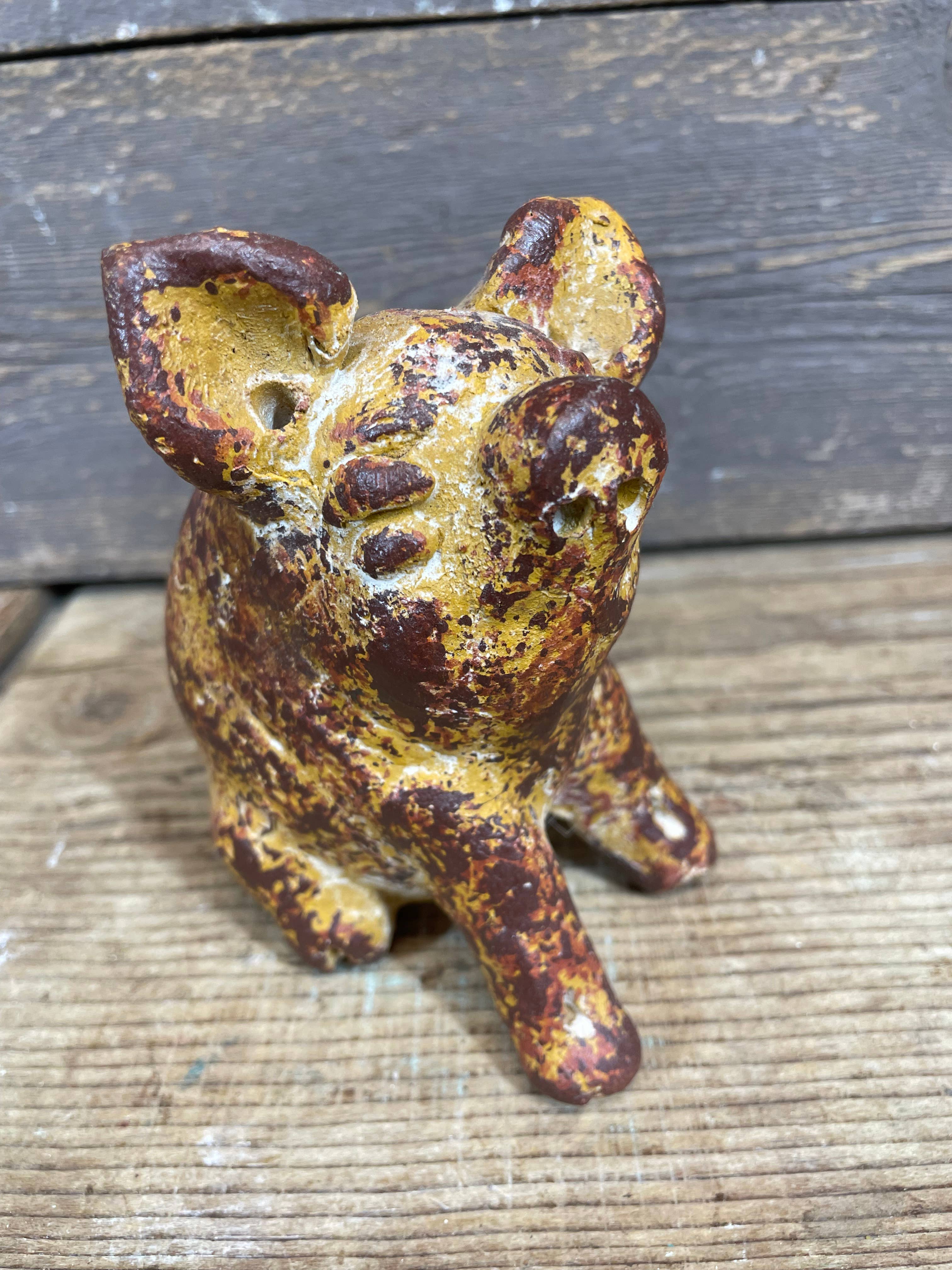 Adorable Clay Pig Set of 3