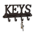 KEYS Key Hook-Dk Brn-10.5"W-1538