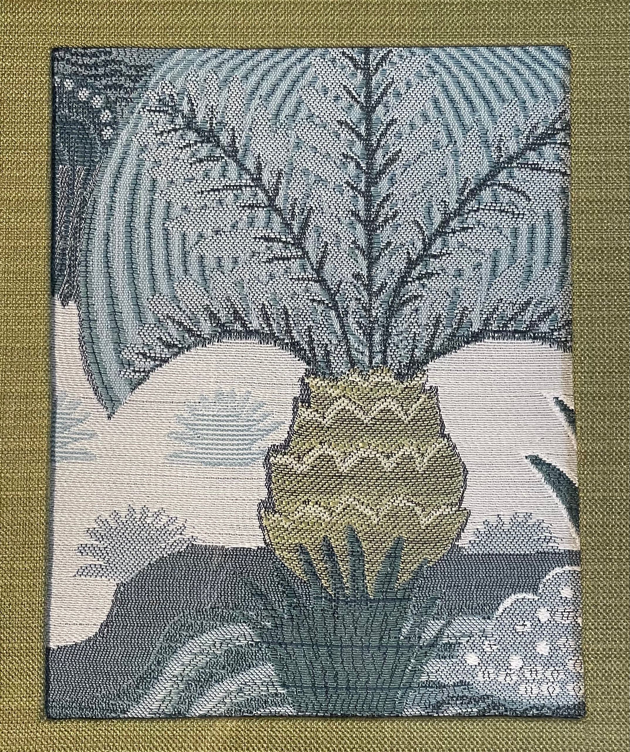 Pair of Between the Waters Everglades Fabric Wall Art — Designer Fabric, 13x16 Gold Frame