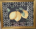 Pucker Up! Lemon Botanical Fabric Framed Wall Art