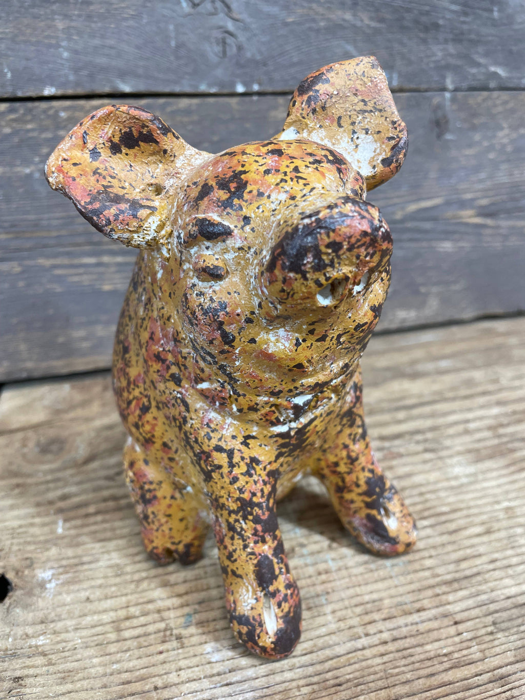 Adorable Clay Pig Set of 3