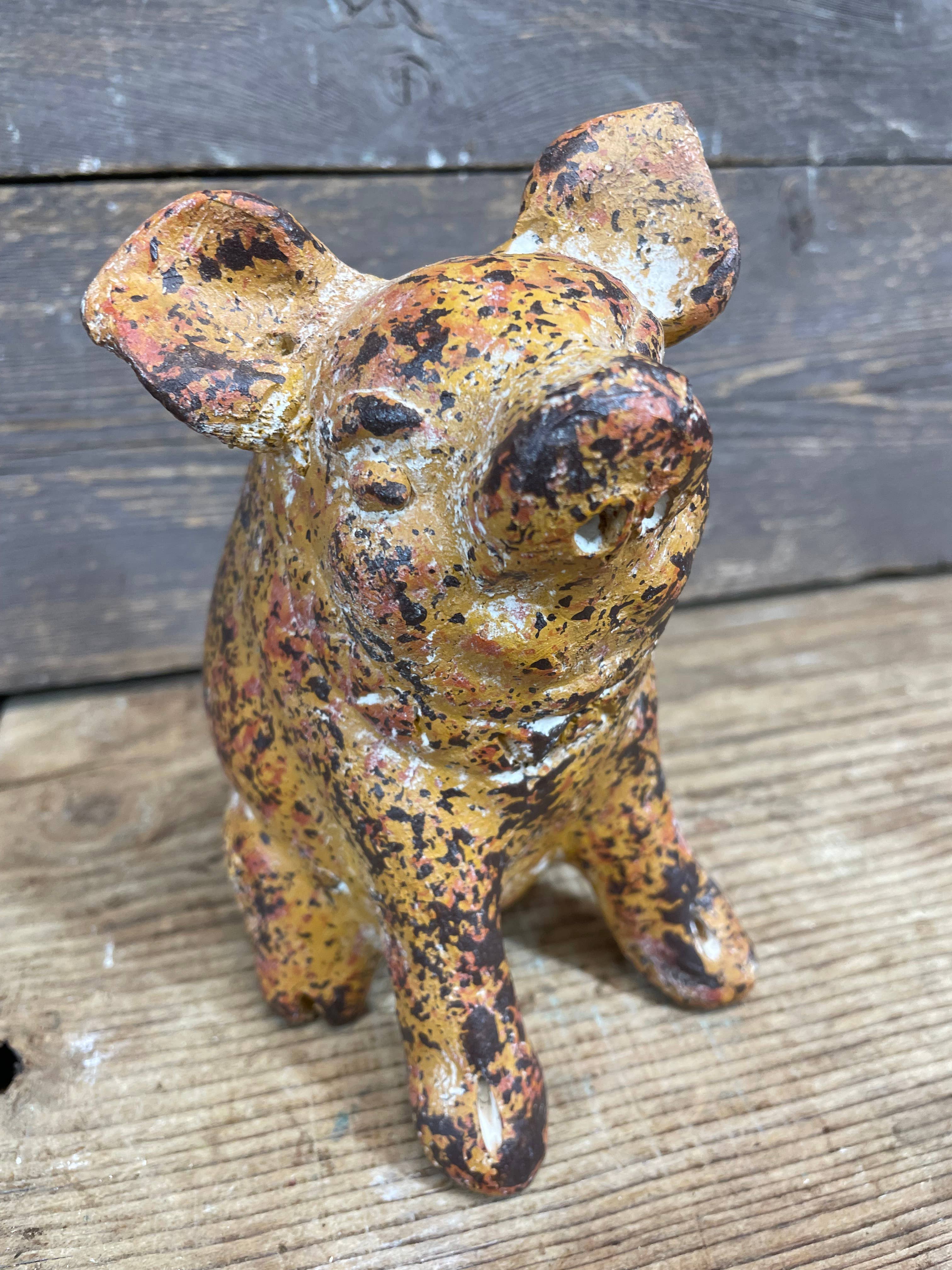 Adorable Clay Pig Set of 3