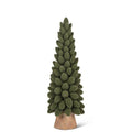 Green Velvet Pinecone Christmas Tree: Large