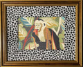 Pair of Safari Fabric Art – Tiger, Monkey, Ballard Designs Ebony Tully fabric mat