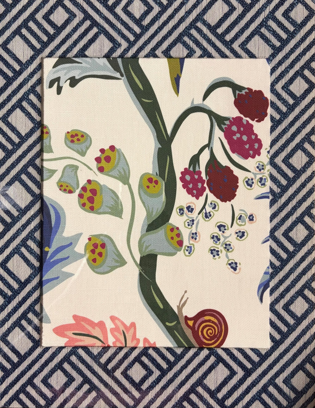 Fabric Framed Wall Art in Gold Frame 12x15 | Ballard Designs Fabric Inspired Home Decor