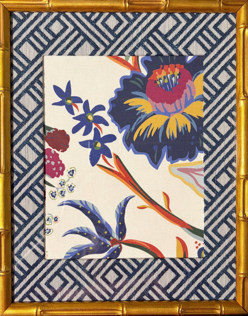 12x15 Ballard Designs Fabric Inspired Home Decor - Fabric Framed Wall Art