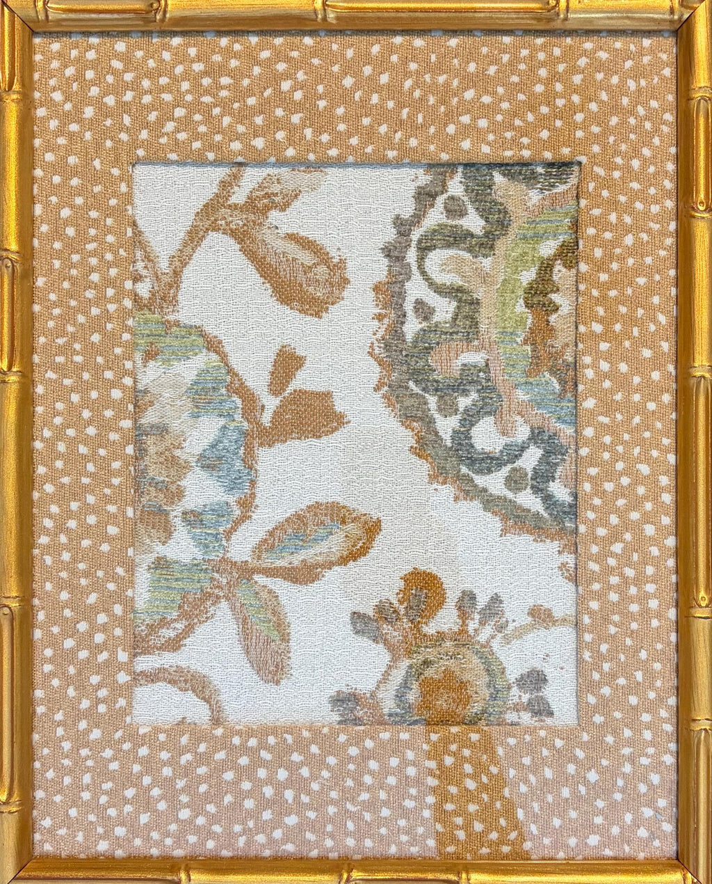 Daliani Textile Art Pair with Galaxy Chenille Mats, 12 x 15 - Handmade Fiber Wall Decor Set